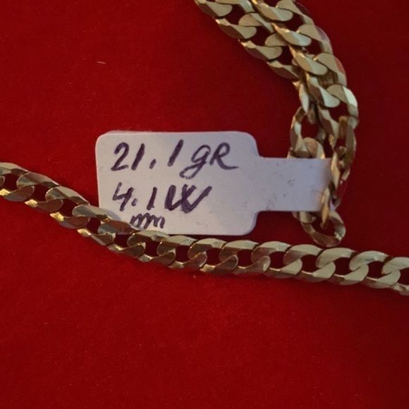 14kt Gold Chain solid yellow Gold unisex super beautiful and stylish 21.1 gr - Picture 7 of 10